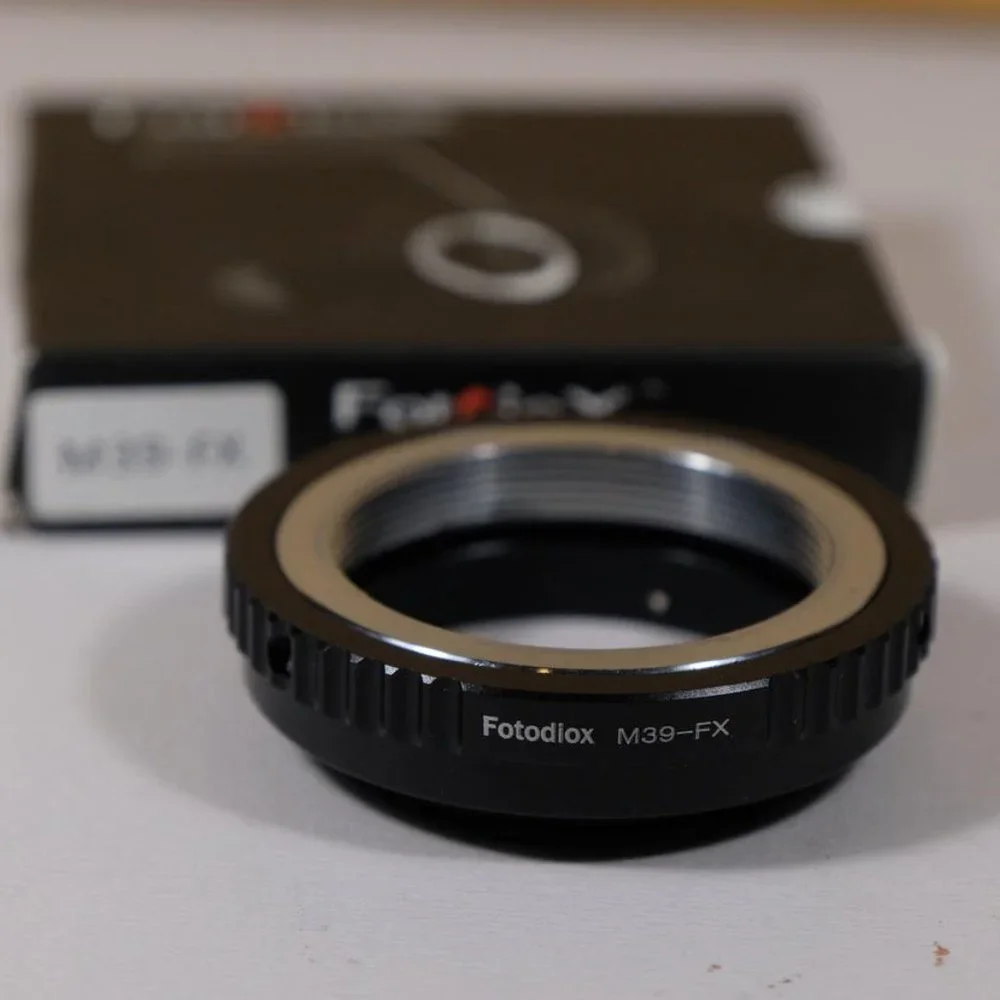 Set of 2 FOTODIOX Camera ADAPTERS M42-FX and M39-FX